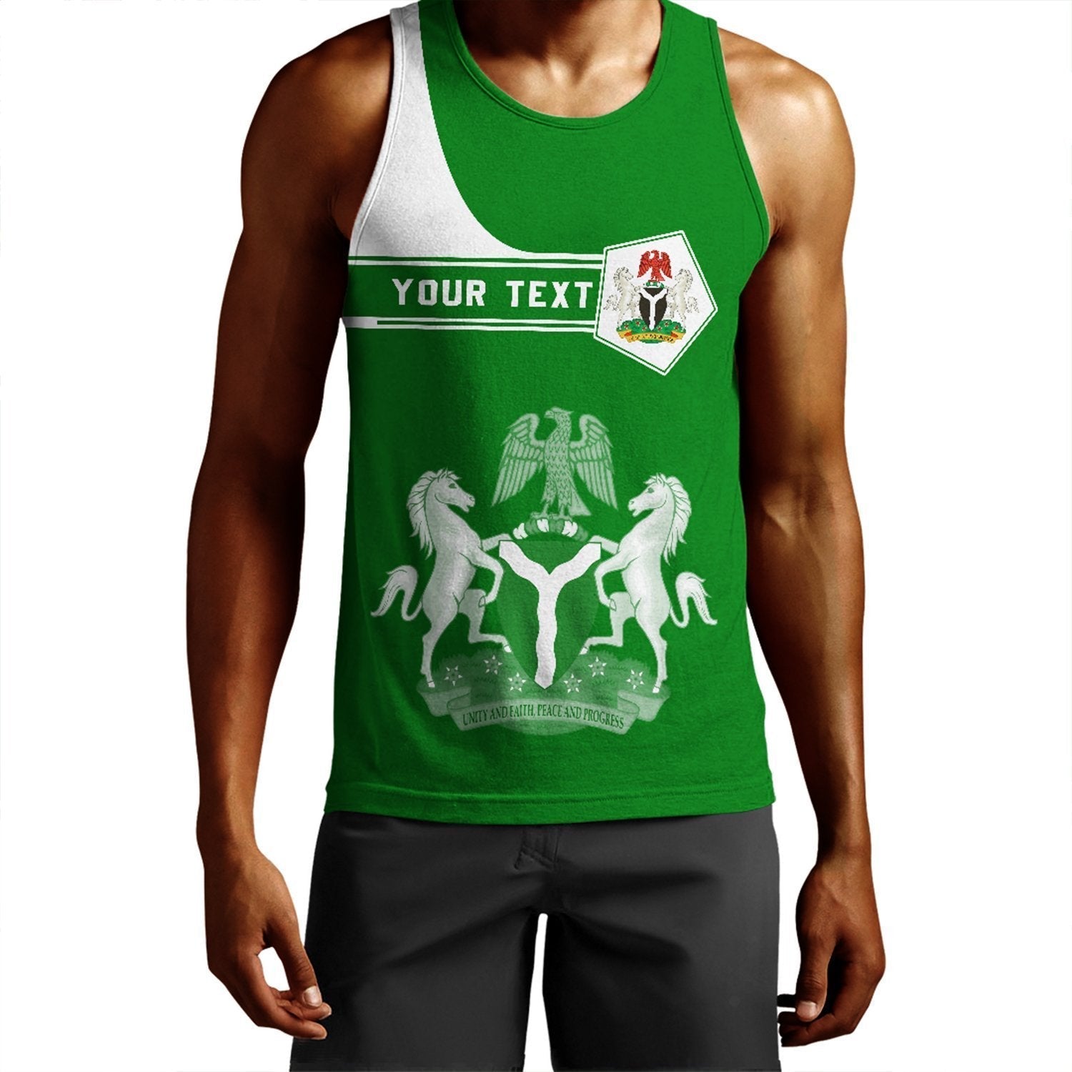 (Custom) African Tank Top – Nigeria Men’S Tank Top Pentagon Style