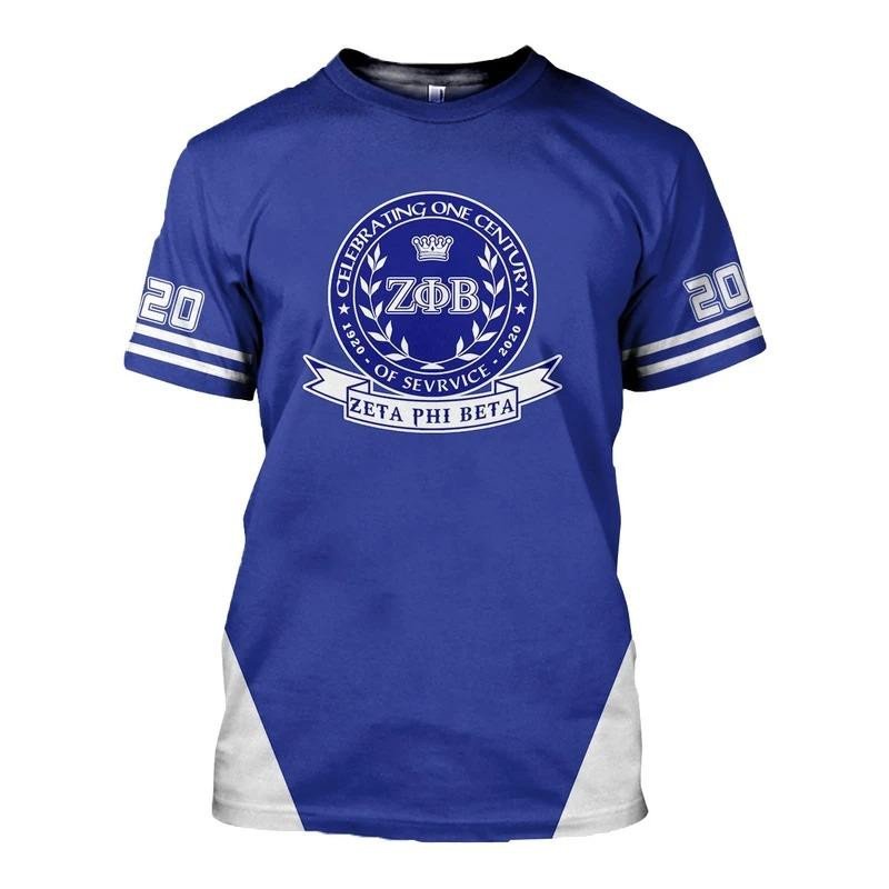 Sorority Tshirt – Zeta Phi Beta Celebrating One Century Tshirt