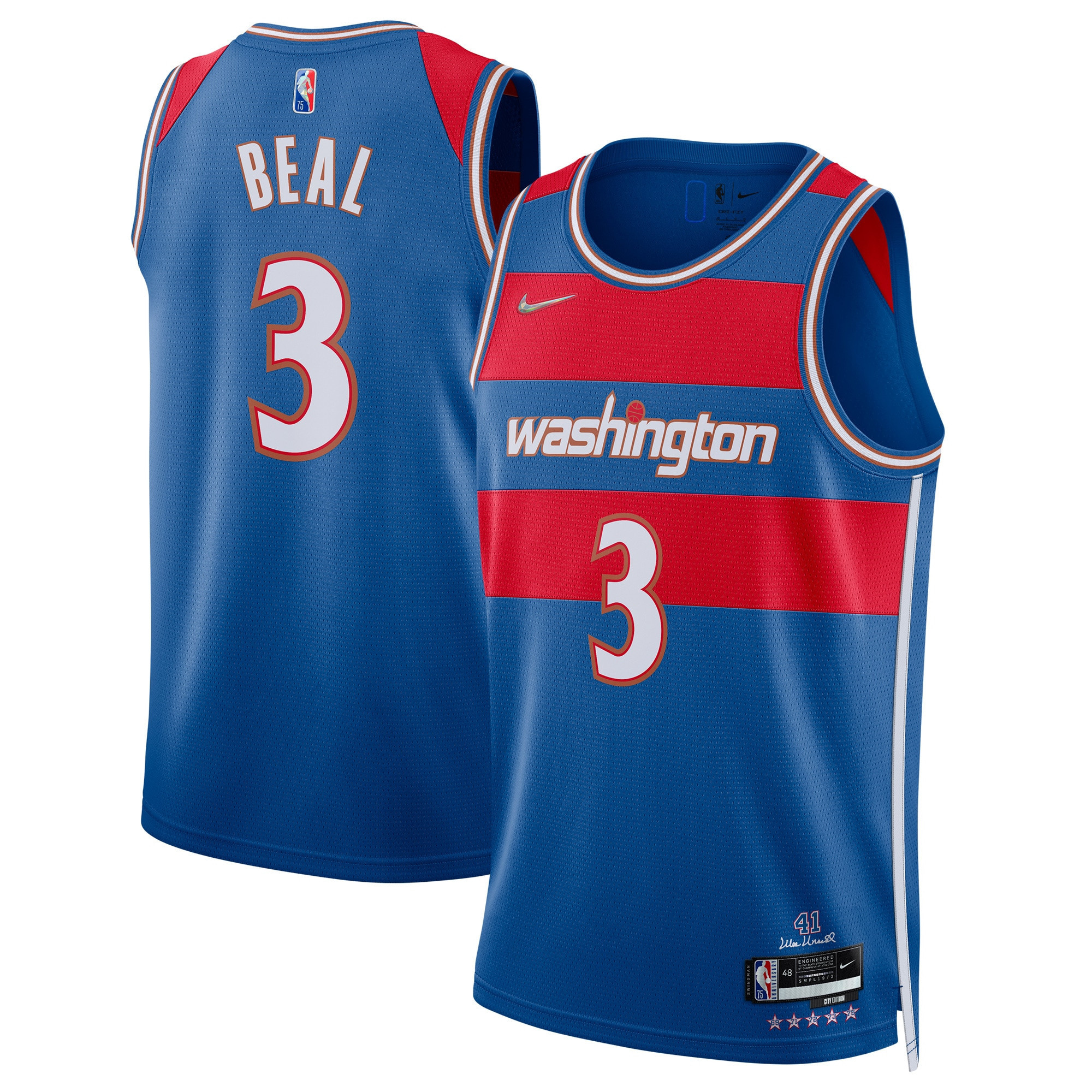 Bradley Beal Washington Wizards 2021/22 Swingman Jersey – City Edition – Royal NBA