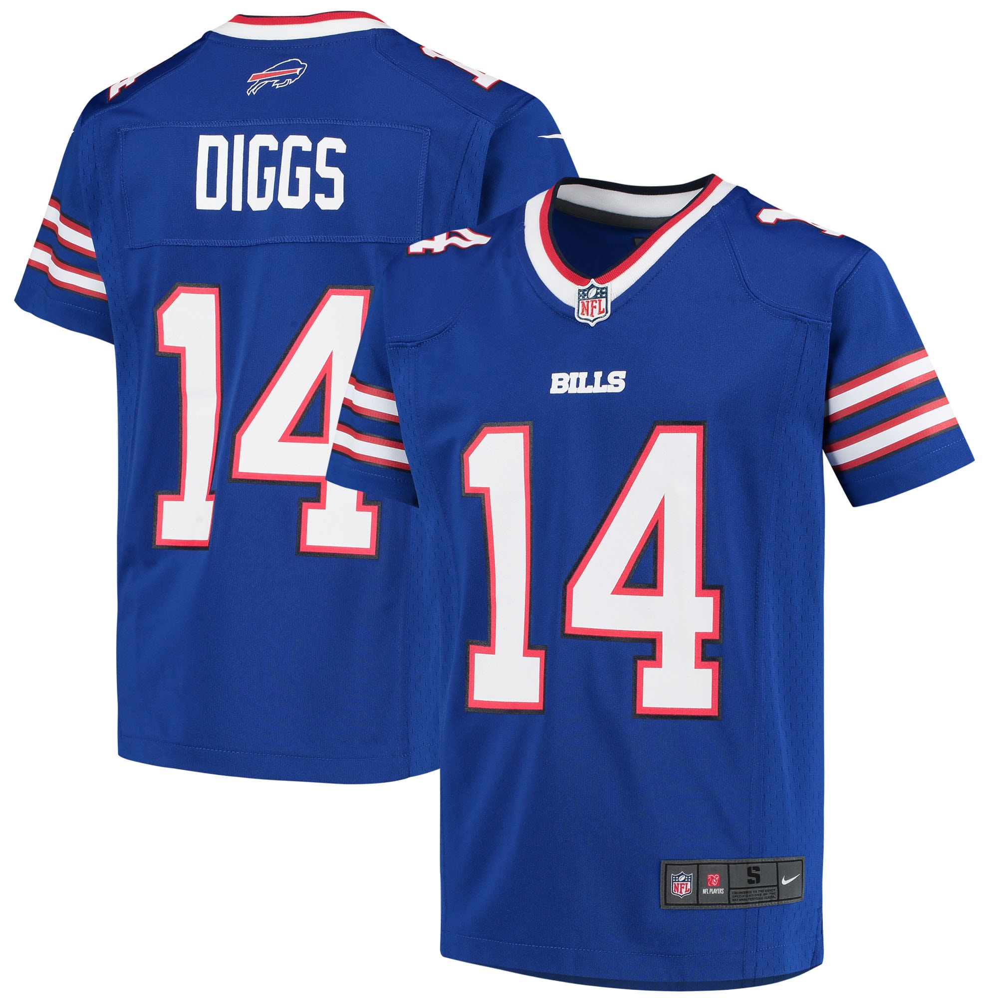 Stefon Diggs Buffalo Bills Youth Game Jersey – Royal