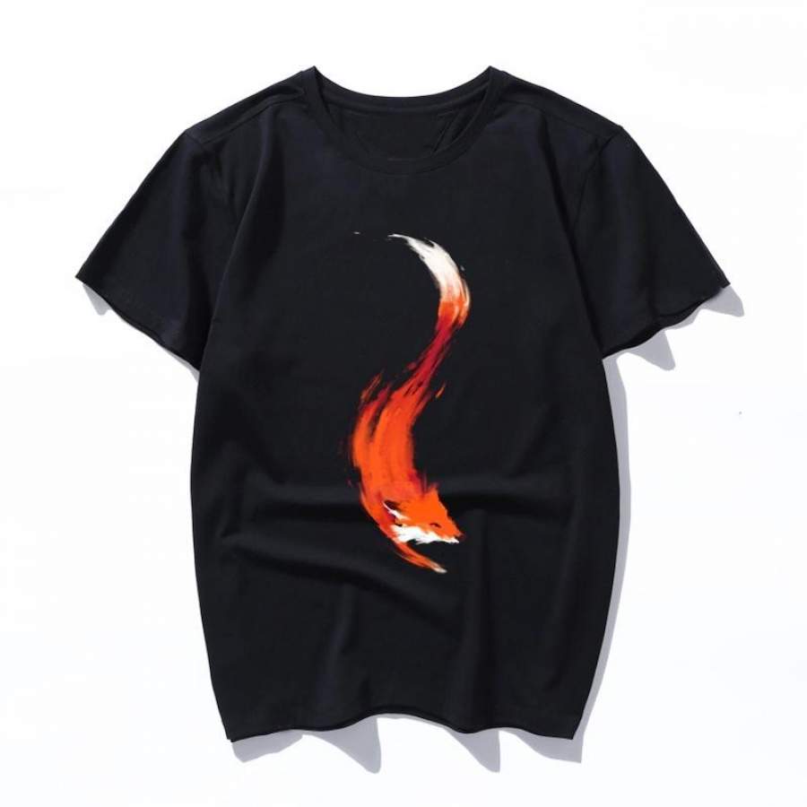 the quick orange red fox t shirt Women 2019 New Arrival Tee Shirt Femme Harajuku Men T Shirt Print Casual Ulzzang Summer Camiseta Mujer