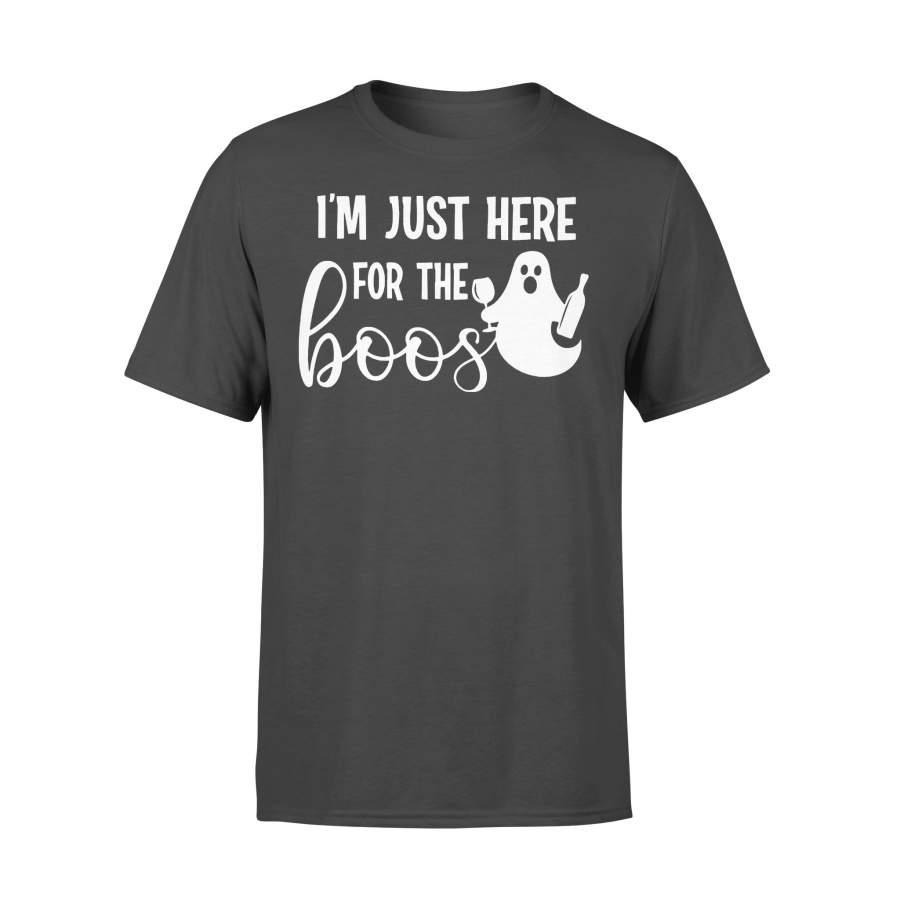 I’m Just Here For The Boos Wine Halloween T-shirt