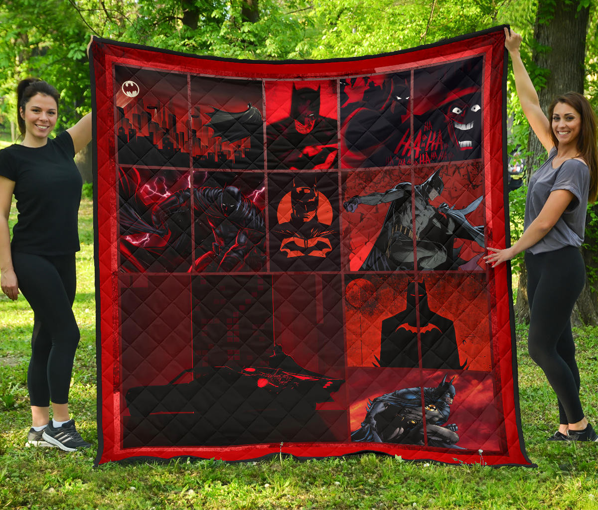 The Bat Man Premium Quilt Blanket Movie Home Decor Custom For Fans Nt031502