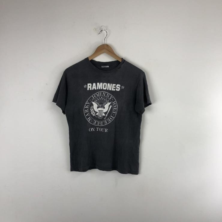 Vintage Ramones Ramones On Tour Punk Rock Vintage Tour Band Shirt