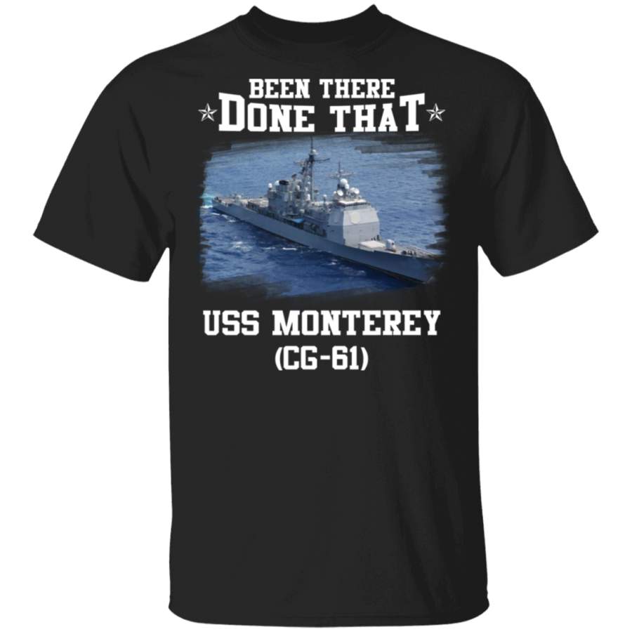 USS Monterey CG-61  Veterans Day Christmas Gift T-Shirt