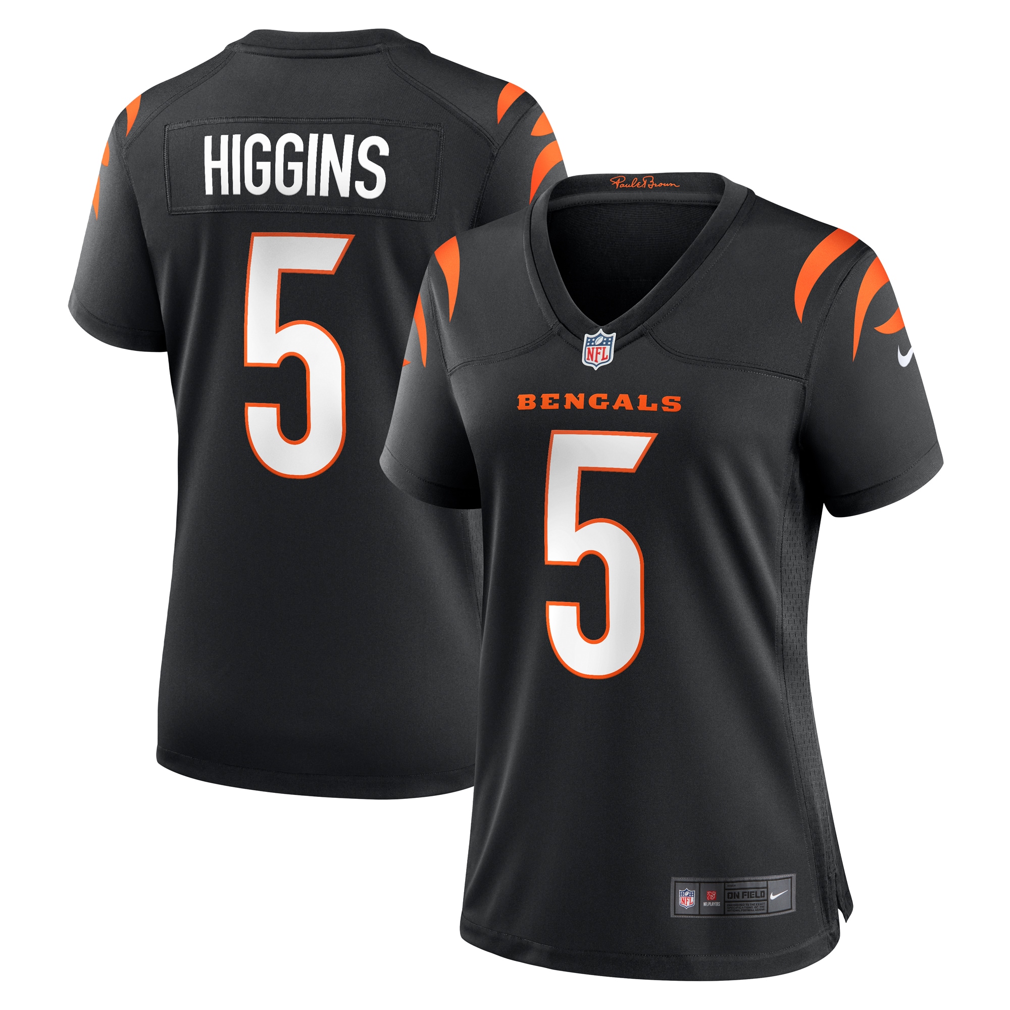 Tee Higgins Cincinnati Bengals Women's Game Player Jersey – Black