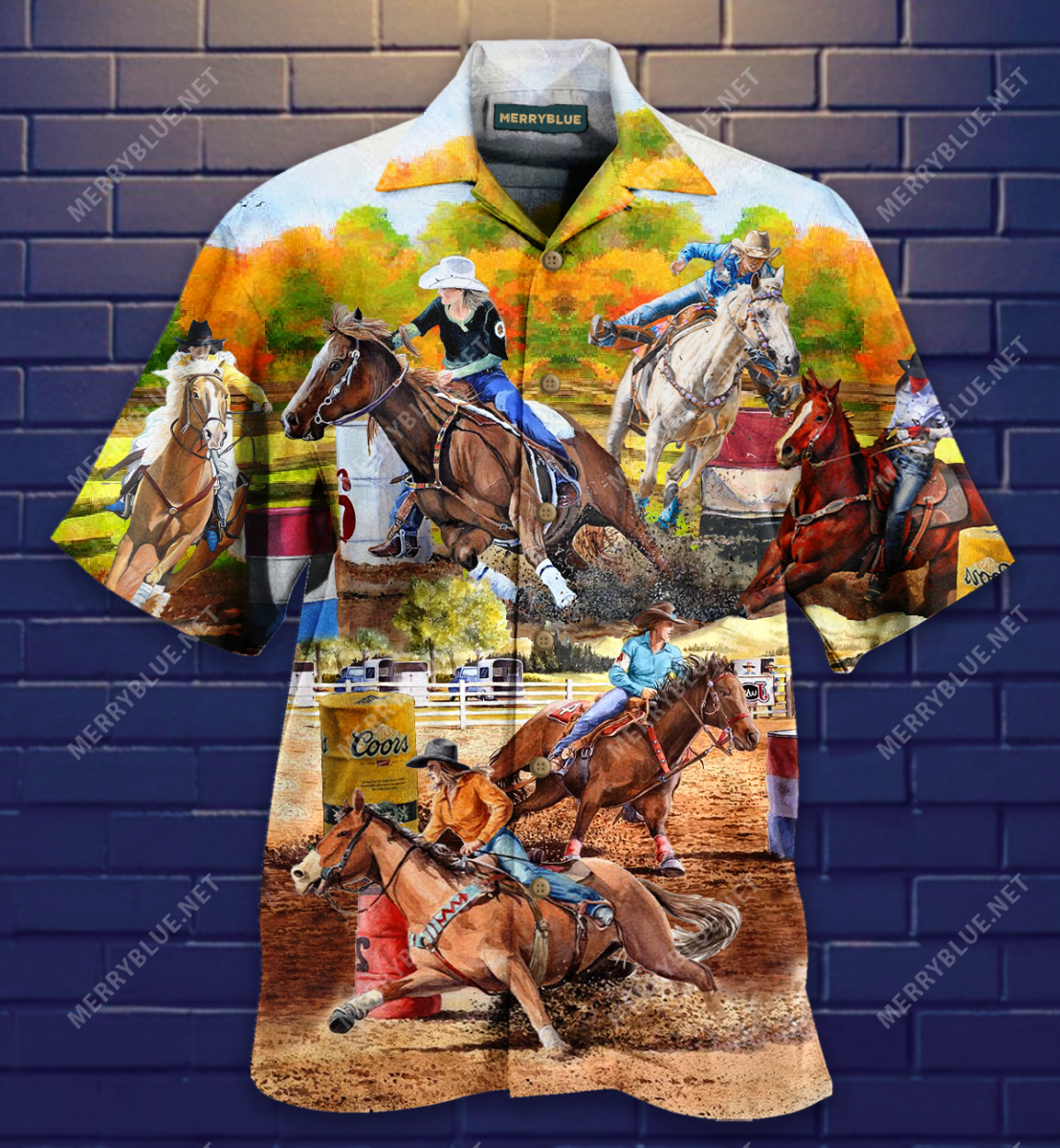 Barrel Racing Ride It Like You Stole Unisex Hawaii Shirt Ha77090