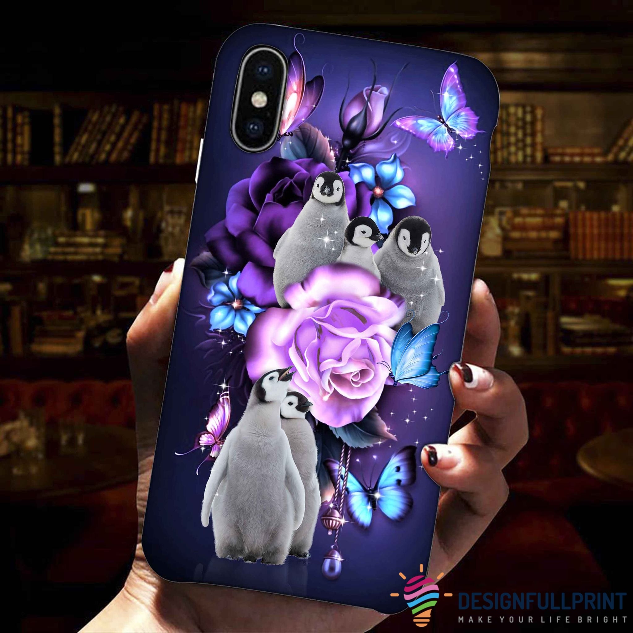 Gift For Butterfly Lover Penguin Phone Case Lh Butterfly Phone Case