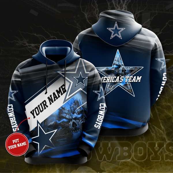 Personalized Dallas Cowboys No533 Custom Hoodie 3D #18311 – Teepoem Ltd