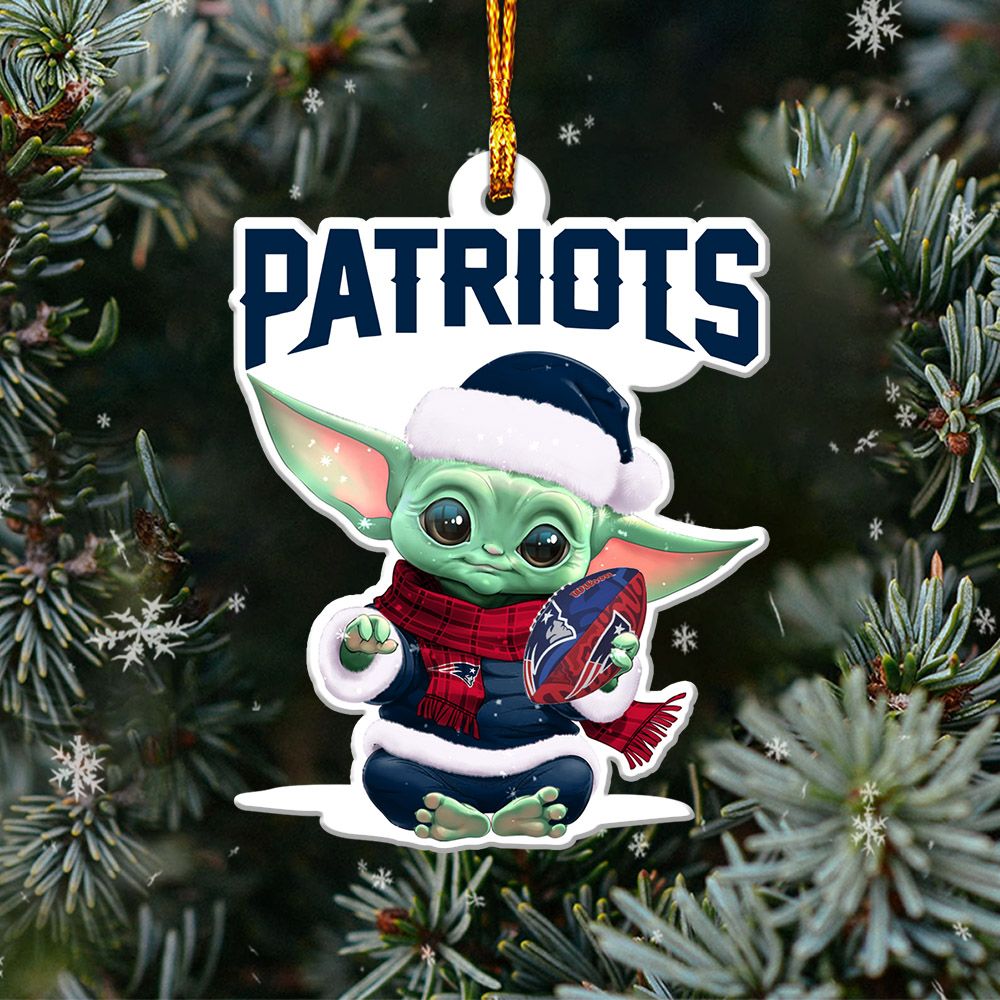 New England Patriots Yoda Ornament 04 XXTTT-OR0422