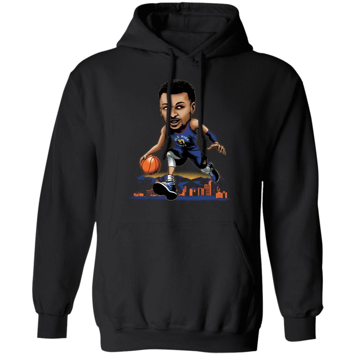 Nuggets Merch Denver Nuggets Jamal Murray Caricature Player Tees