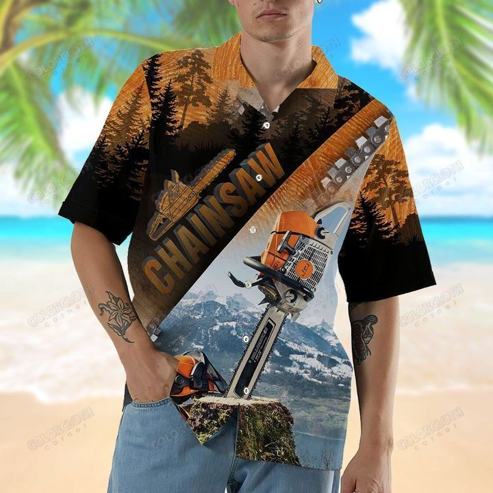 Chainsaw Hawaiian Shirt Ha97436