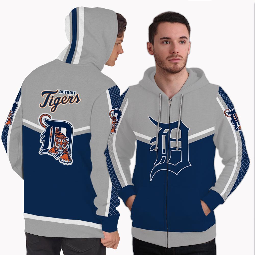 Strong Gorgeous Fitting Detroit Tigers Zip Hoodie