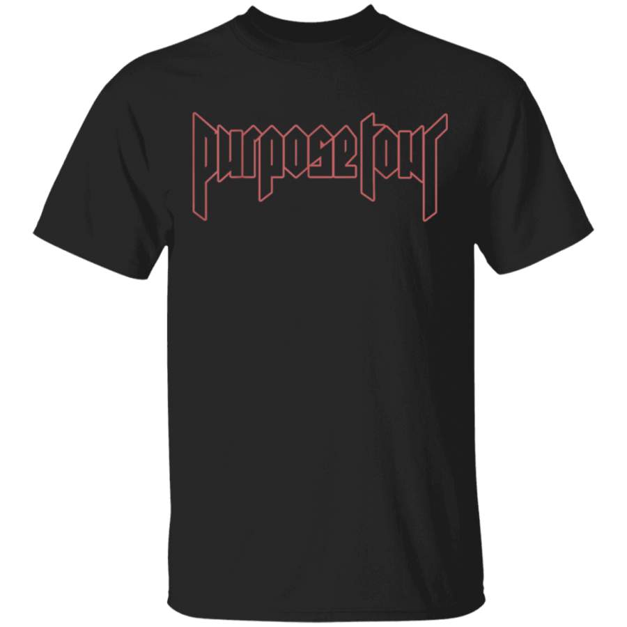 Mens Justin Bieber Purpose Tour Merch Outline TShirt