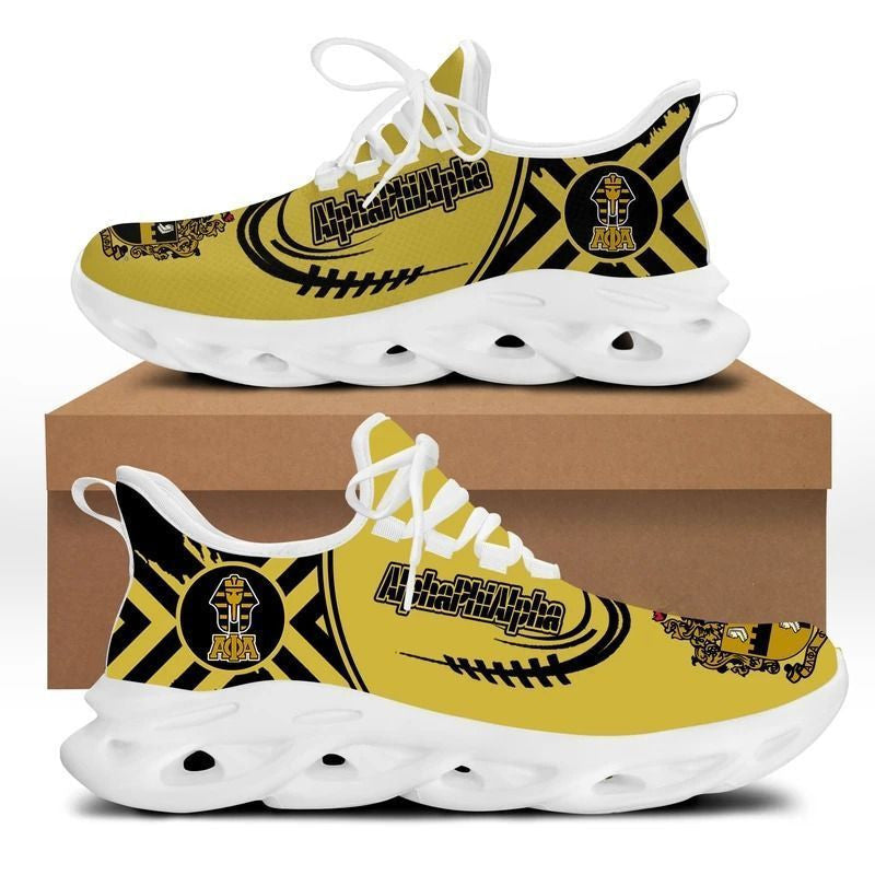 Wonder Print Footwear – Alpha Phi Alpha Baseball Style Clunky Sneakers Lt10