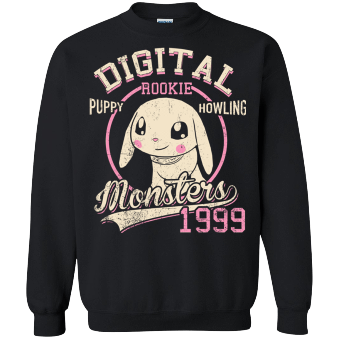 Puppy Howling Crewneck Sweatshirt