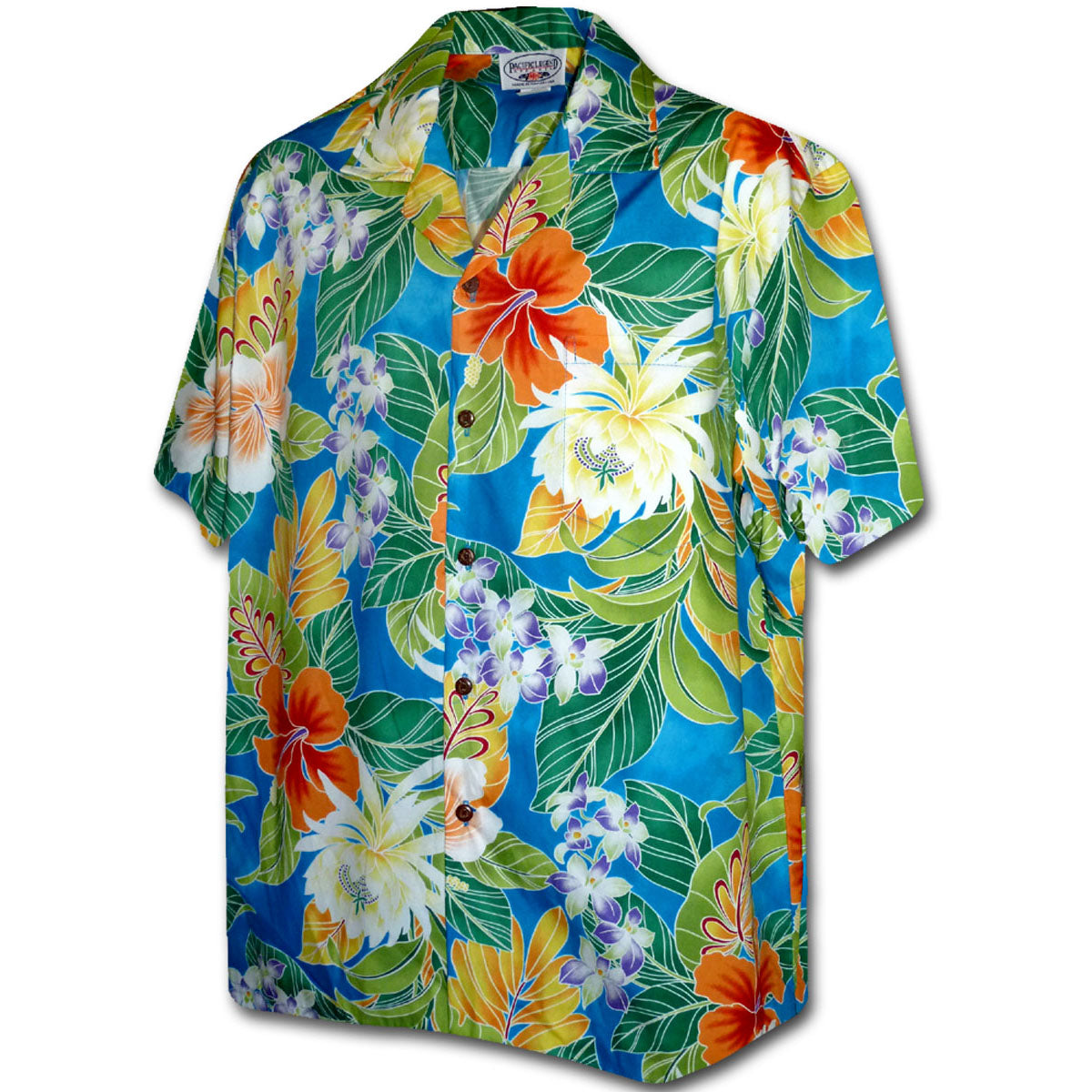 Vivacious Vibe Blue Hawaii Shirt Ha96747