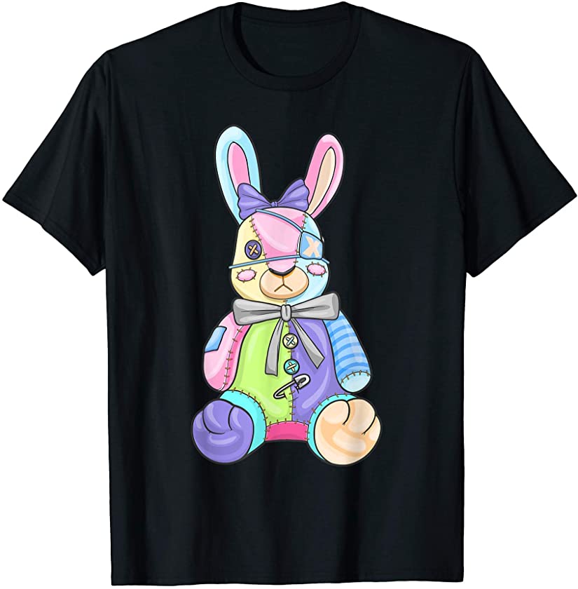 Pastel Goth Teddy Rabbit Bunny Japanese Anime Kawaii Menhera T-Shirt