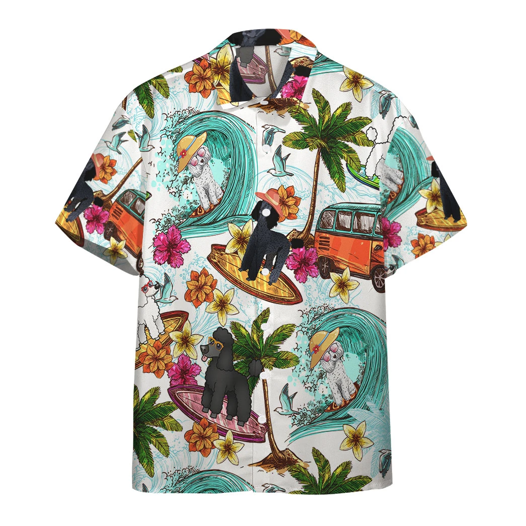 Enjoy Surfing With Poodle Hawaii Shirt For Men Women Adult Ha68895