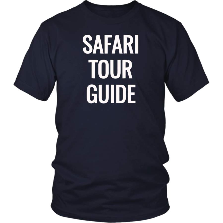 Safari Tour Guide Africa Vacation Kenya Namibia Animal Gift T-Shirt