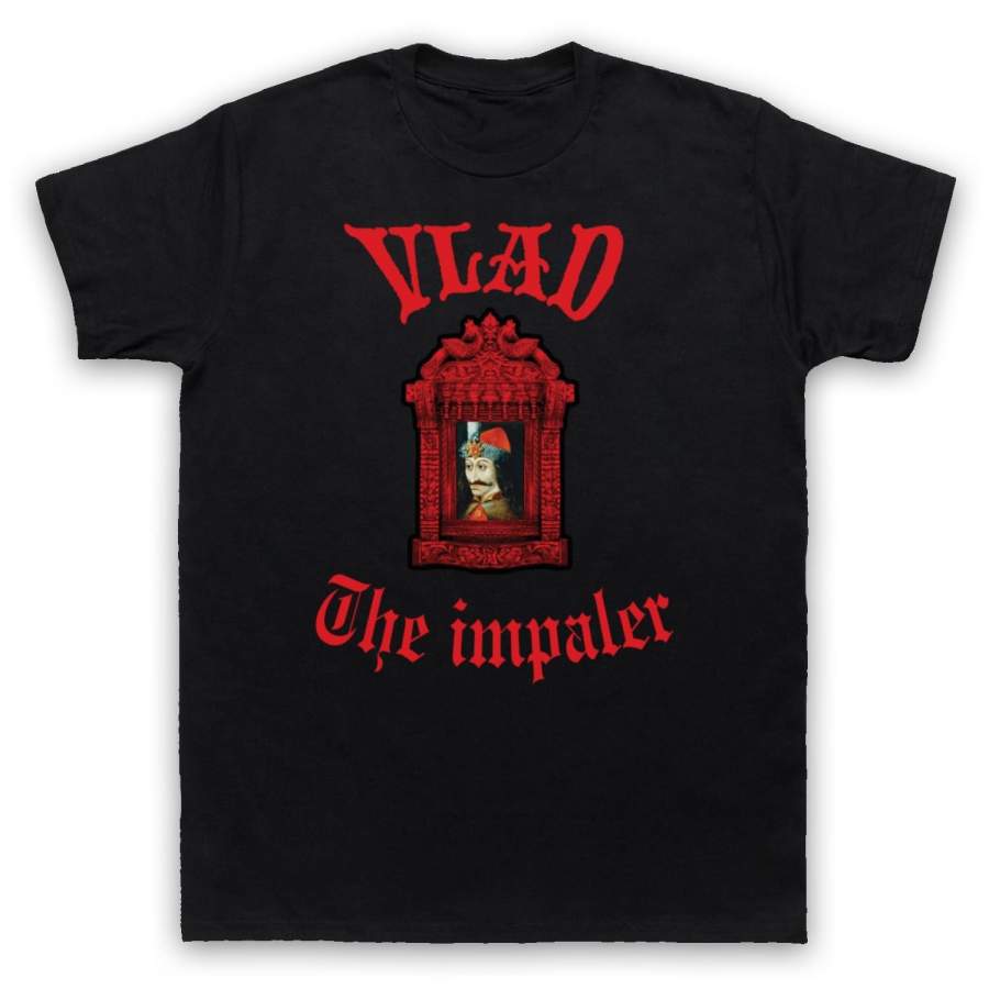 Vlad The Impaler Dracula Vampire Horror Mens T-Shirt