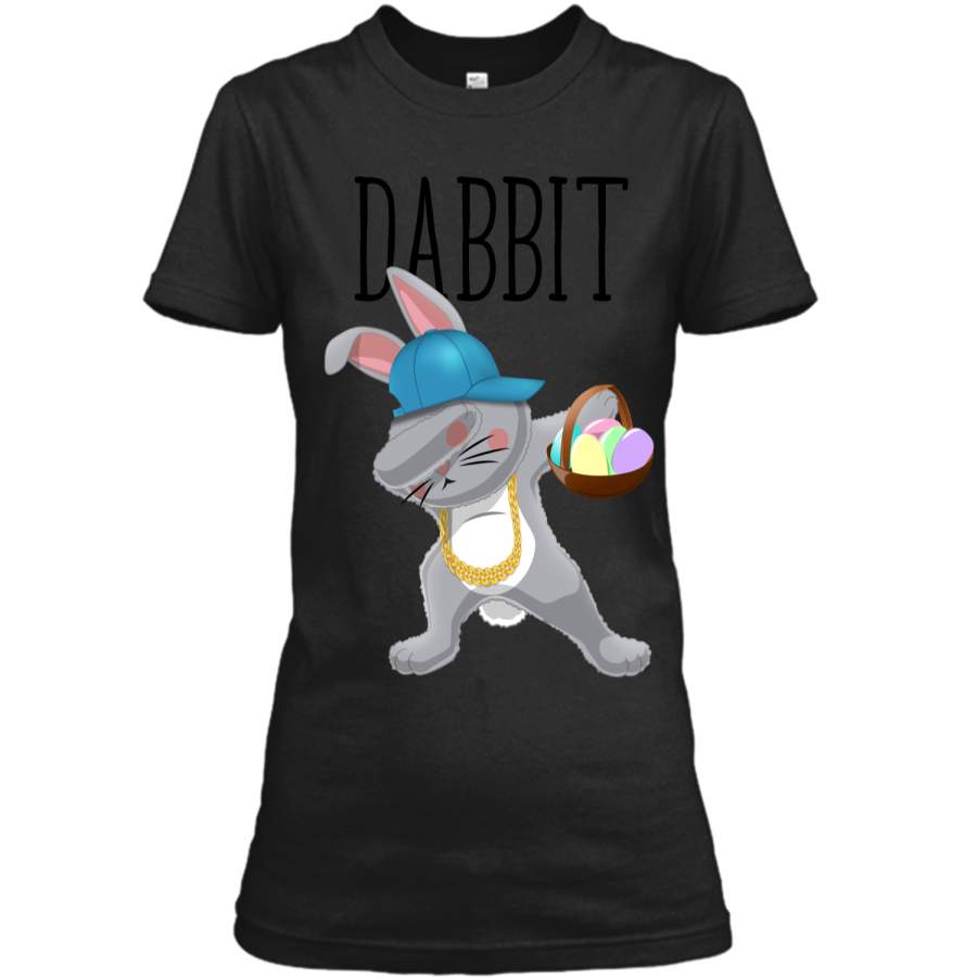 Dabbit Dabbing Easter Bunny Hip Hop Shirt Kids Easter Gift1 Ladies Custom