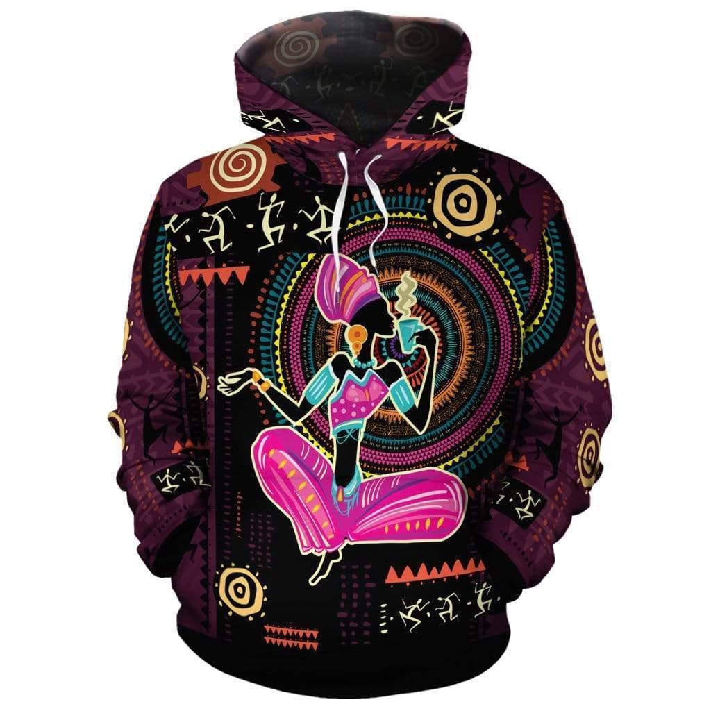 Wonderprint Hoodie – African Dancers 1 Pullover