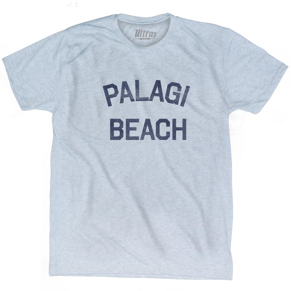 American Samoa Palagi Beach Adult Tri-Blend Vintage T-shirt