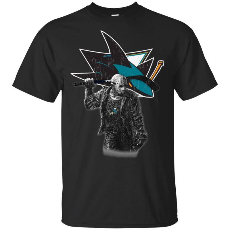 Jason Voorhees San Jose Sharks Hockey T-shirt Fan Men Women