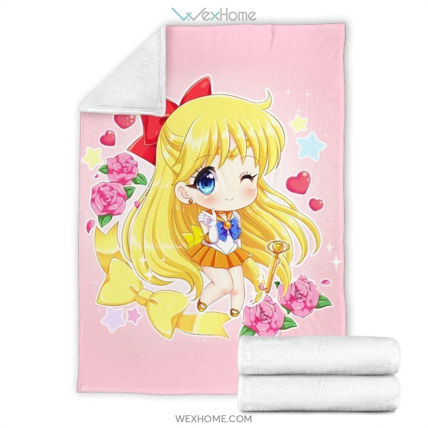 Chibi Sailor Venus Premium Blanket