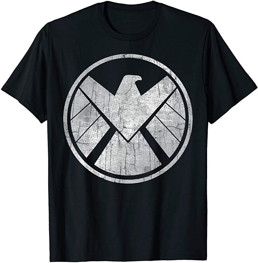 Agents of S.H.I.E.L.D. Grungy Logo Vintage T-Shirt T-Shirt