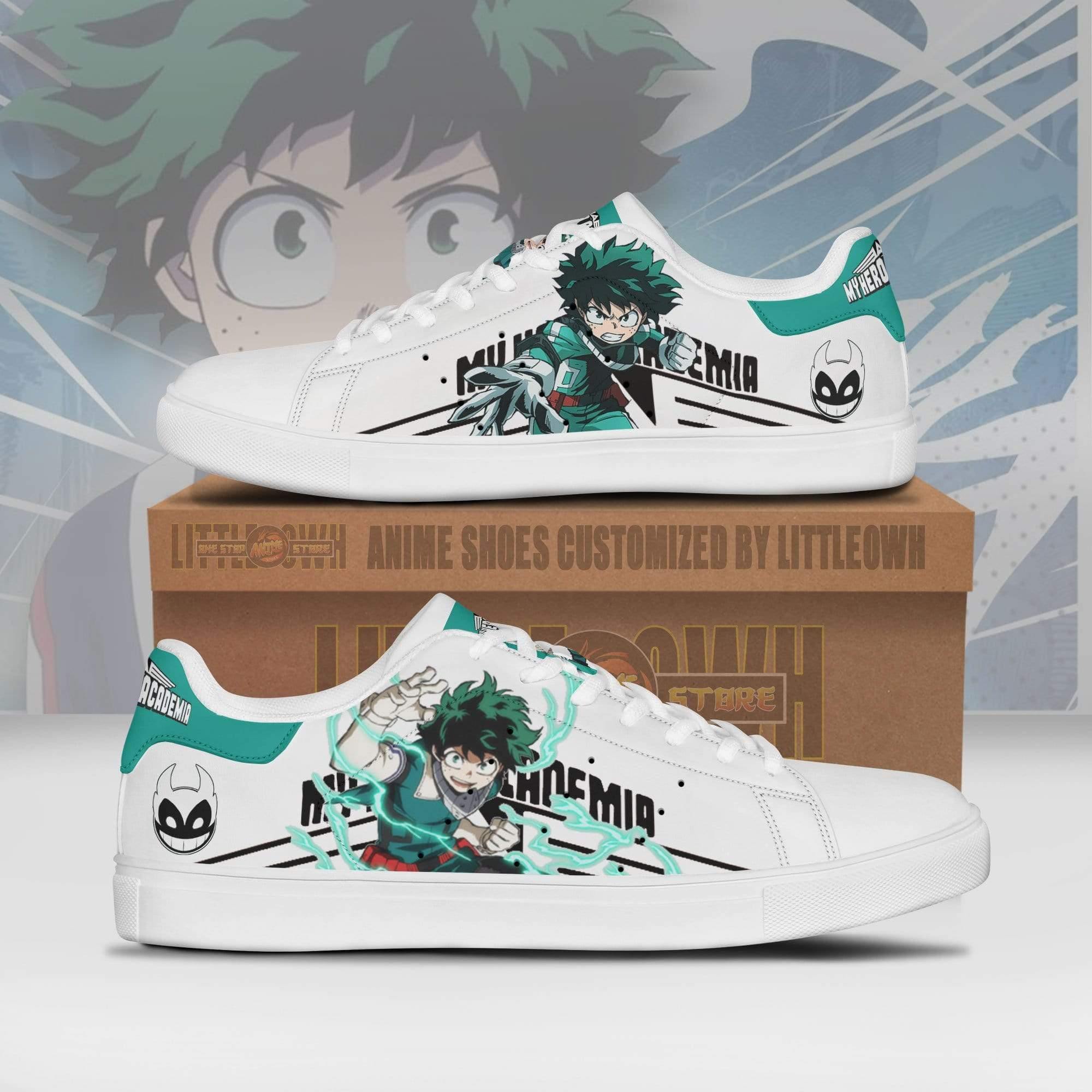 Deku Sneakers Custom My Hero Academia Anime Shoes