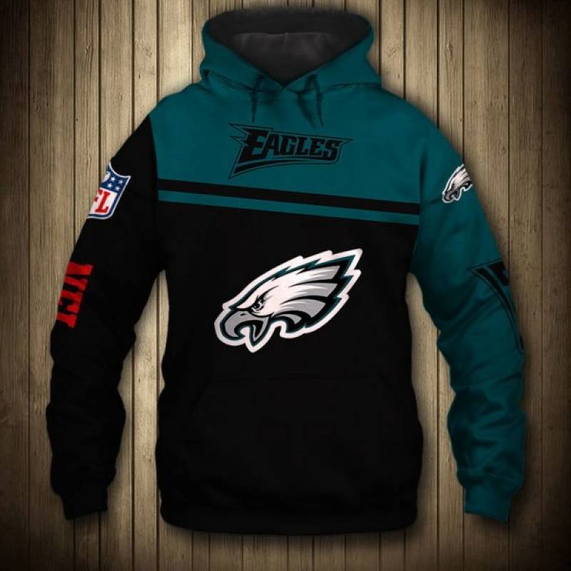 Philadelphia Eagles 3D Skull Hoodie For Eagles Fans T-Shirt