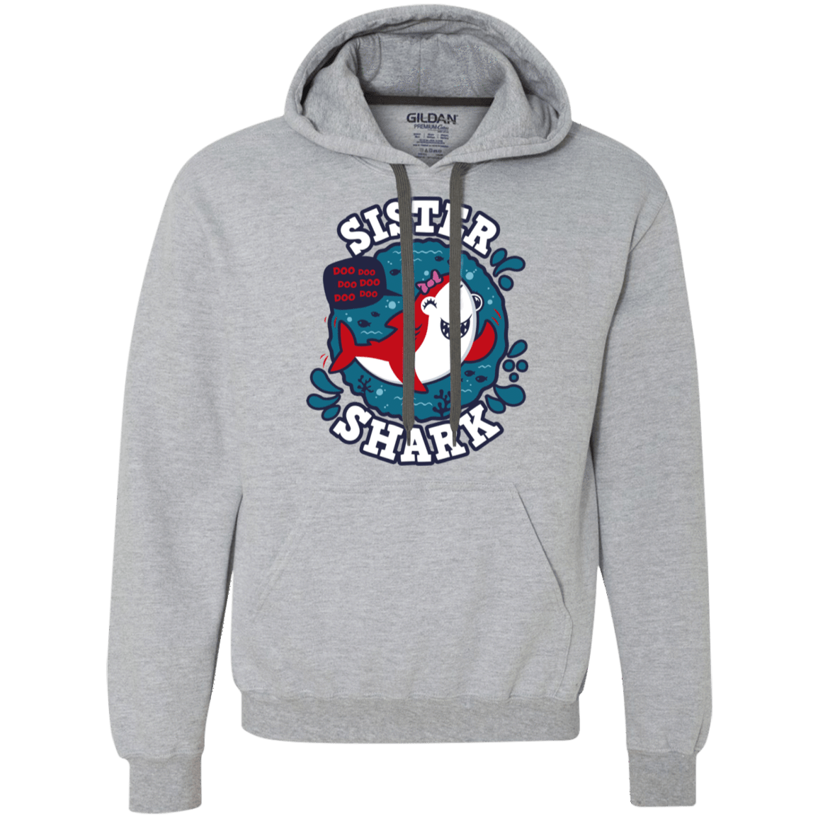 Shark Family Trazo – Sister Premium Fleece Hoodie