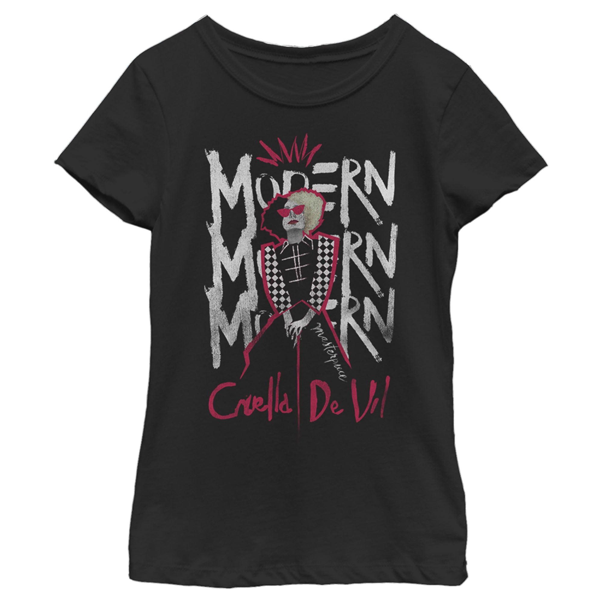 Cruella Girl’S Modern Masterpiece  T-Shirt