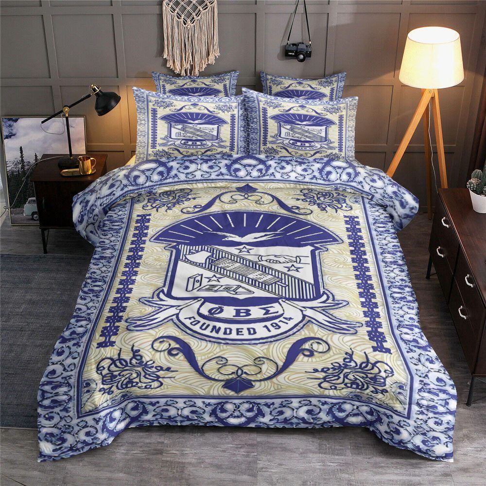 Phi Beta Sigma Founded 1914 Bedding Set Duvet Cover X Amp Pillow Cases