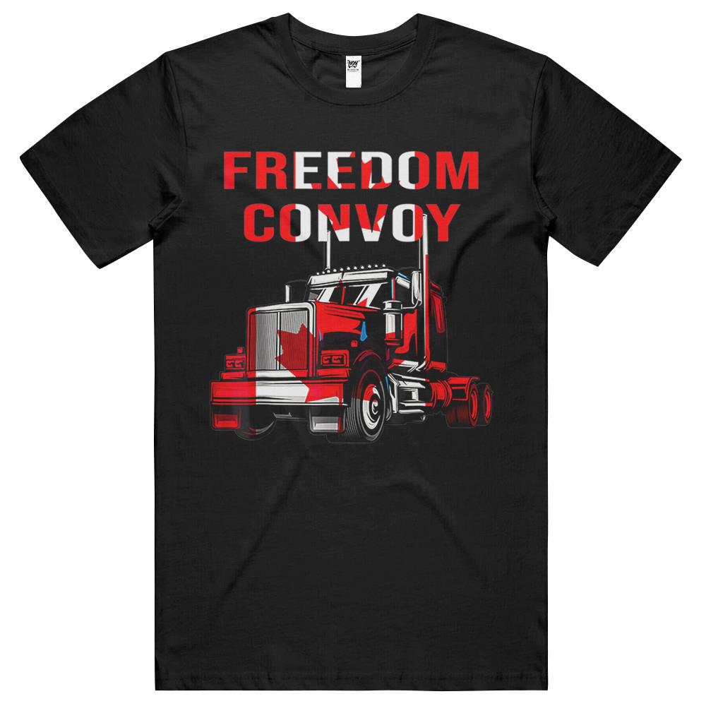 Canada Truck Freedom Convoy Canadian Trucker Rule Ottawa T Shirts