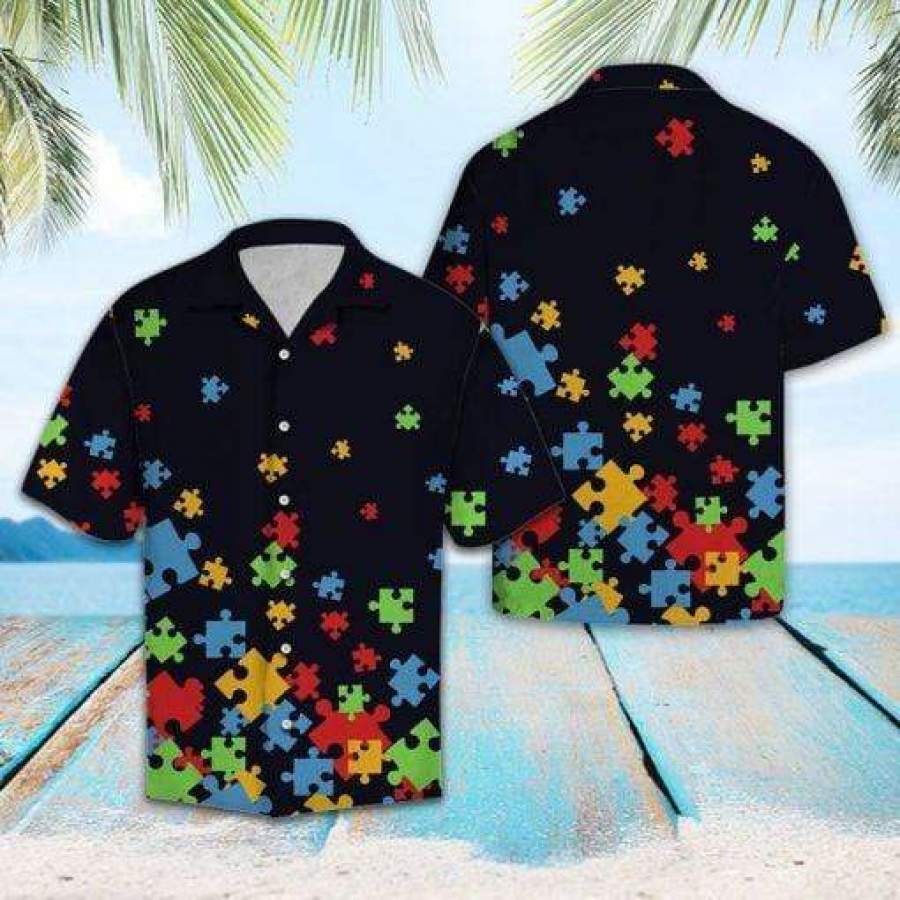 Autism Puzzle Tropical Hawaii Shirts Ha56713