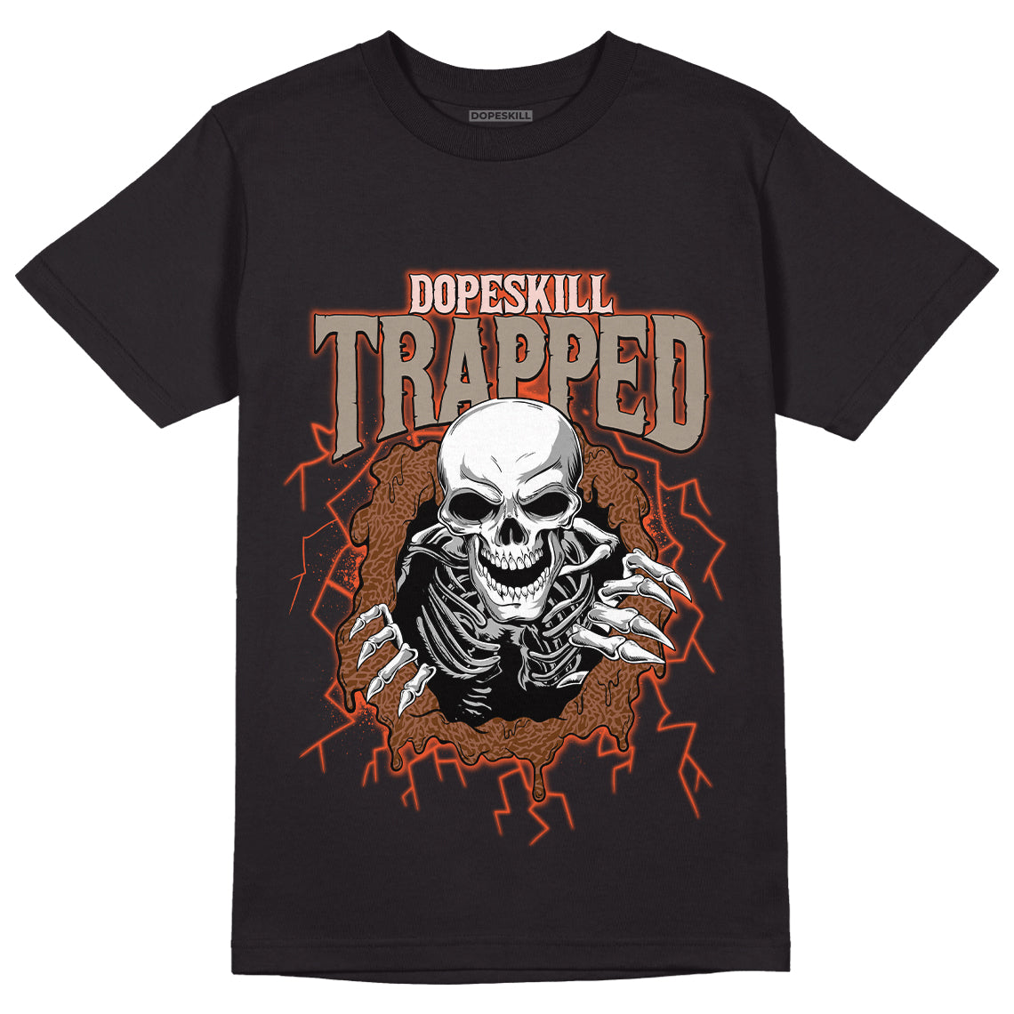 Jordan 3 “Desert Elephant” Dopeskill T-Shirt Trapped Halloween Graphic