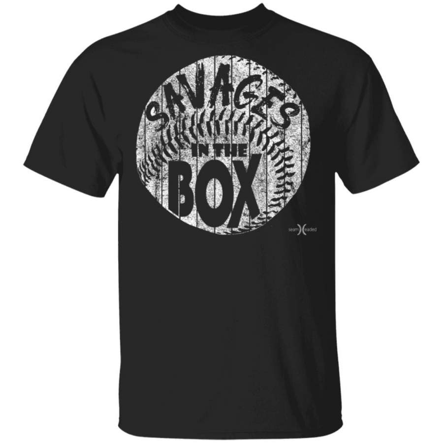 Vintage Savages in the Box Baseball Coffee Mug Unisex Men Women Tshirt