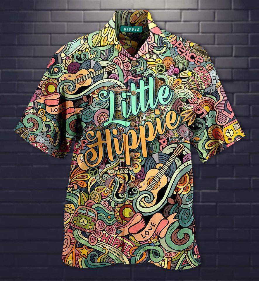 Hippie Doodles Colorful Aloha Hawaii Shirts For Men Women Ha6889