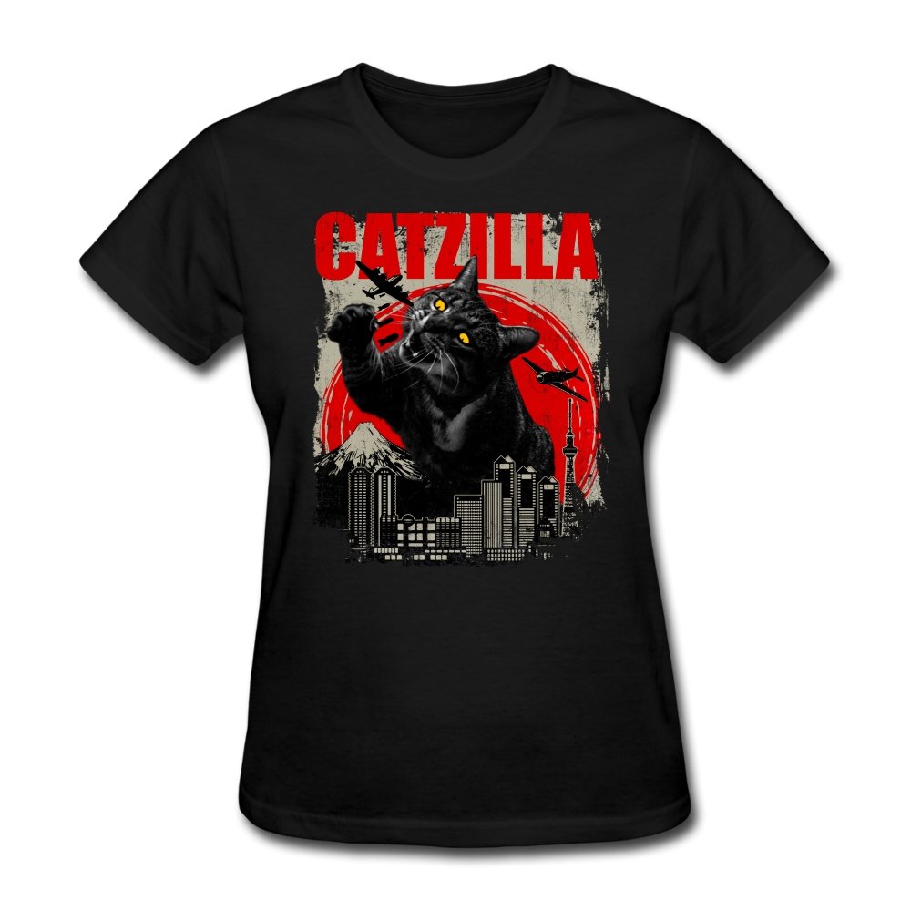 Catzilla – Funny Cat Lover Kitten Kitty Gift – Women’S T-Shirt