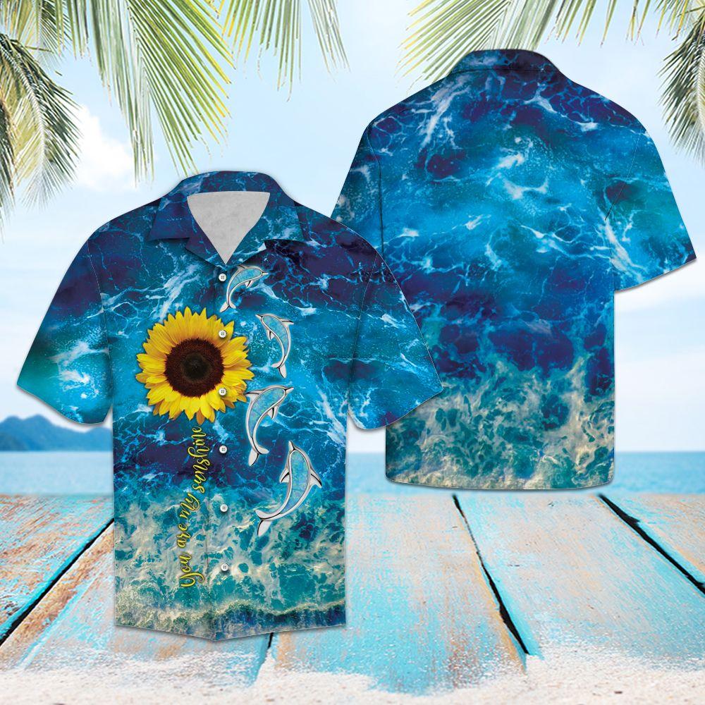 Aloha Shirt Mother’s day Father’s day unique gift ideas for mom & dad from daughter & son kids, meaningful birthday presents –  Dolphin You Are My Sunshine G5703 – Hawaii Shirt