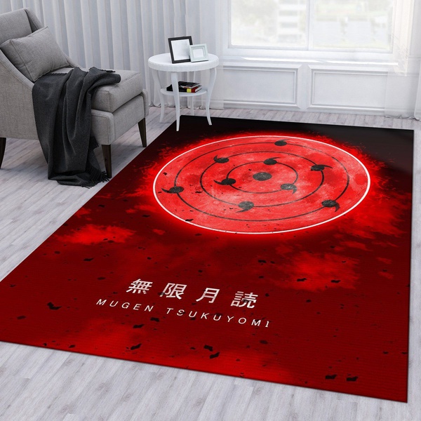 The Infinite Tsukuyomi Anime Area Rug For Gift Living Room Rug Home US Decor