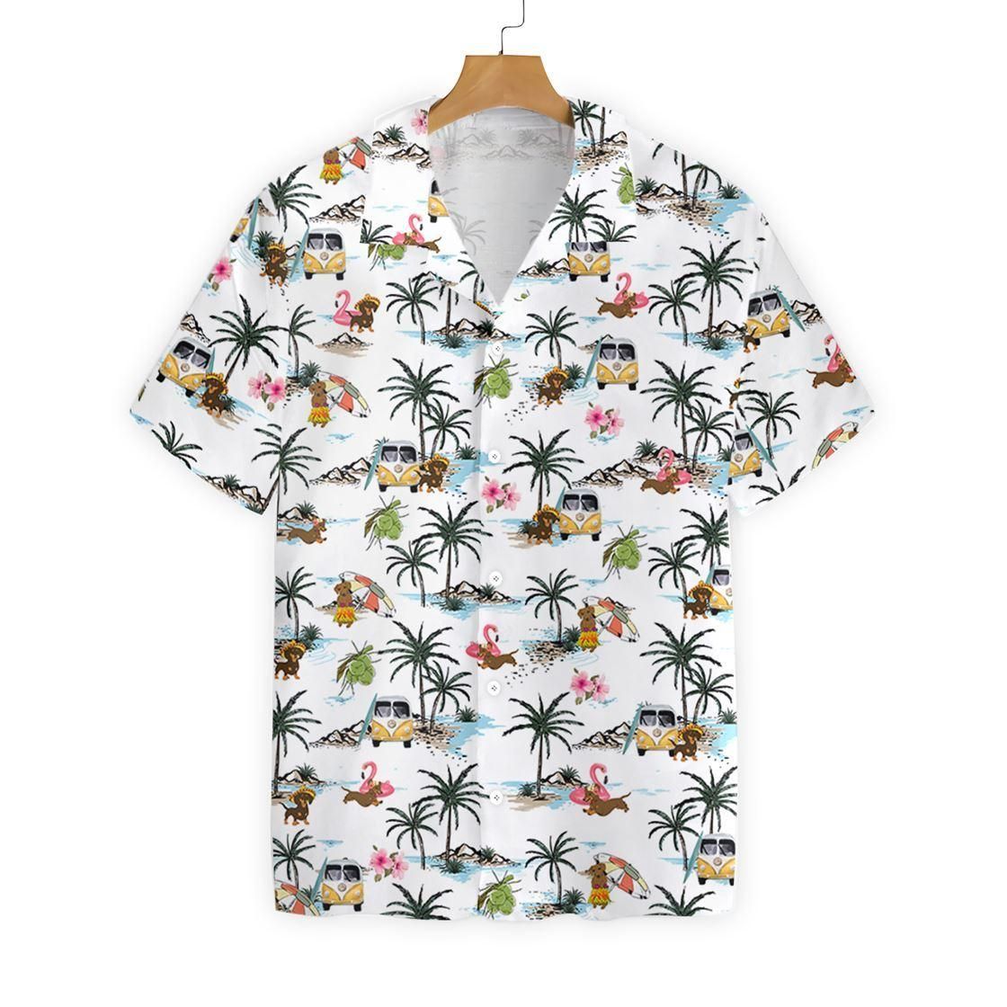 Dachshund Hawaiian 0207 Shirt Ha23554