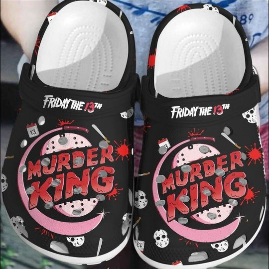 Friday The 13Th Murder King Crocband For Men And Women Rubber Crocss Clog Shoes Comfy Footwear