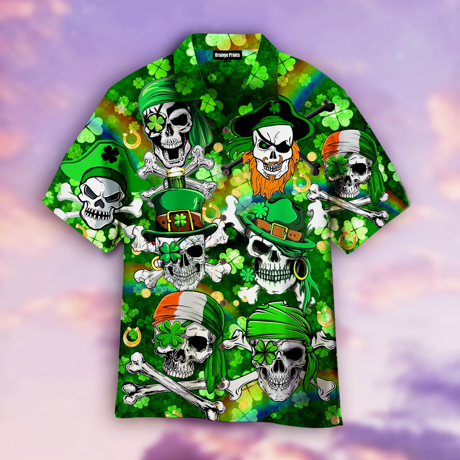 Pirate Skull St Day Hawaii Shirt For Men Women Adult Ha96017