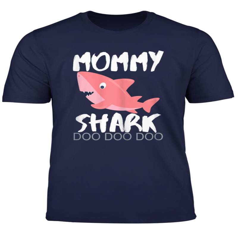 Womens Mommy Shark T Shirt Doo Doo Doo Family Gift T Shirt