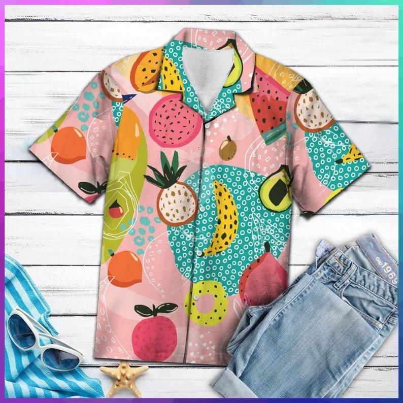 Tropical Fruit Multicolor Best Design Hawaiian Shirt Dhc18064392