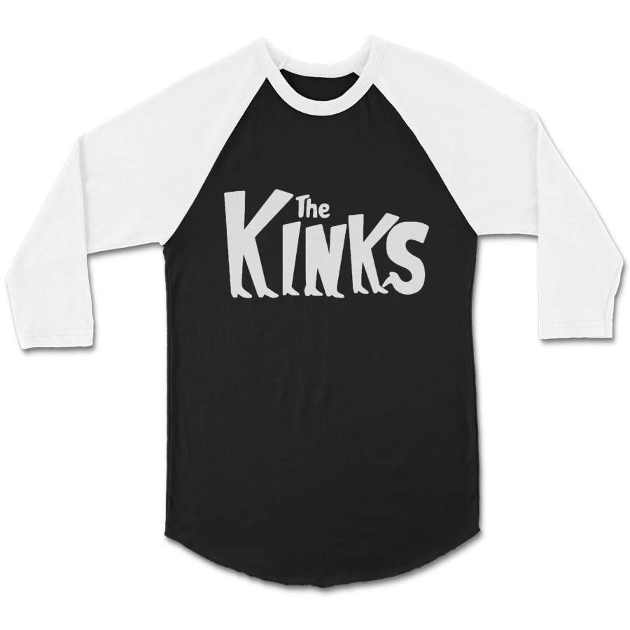 The Kinks Band 60’s Music Rock N Roll Vintage Retro CPY Unisex 3/4 Sleeve Baseball Tee T-Shirt